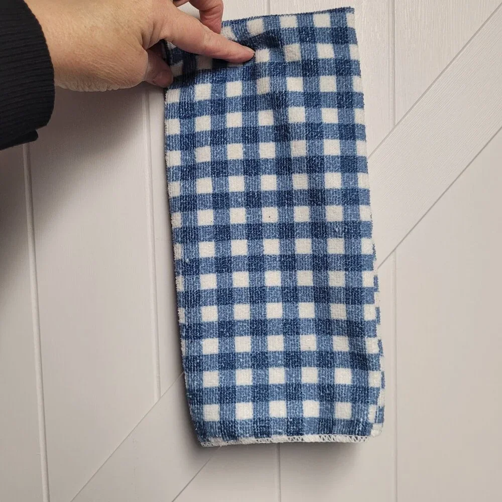 4th of July Kitchen Towel & Blue/White Check Kitchen Towel